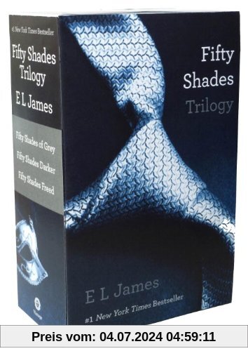 Fifty Shades Trilogy: Fifty Shades of Grey, Fifty Shades Darker, Fifty Shades Freed 3-volume Boxed Set